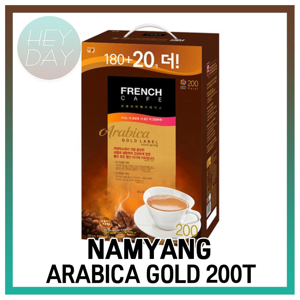 [Namyang French Cafe] Arabica Gold Label 200 sticks/Korean Instant Coffee/Coffee Mix/Stick