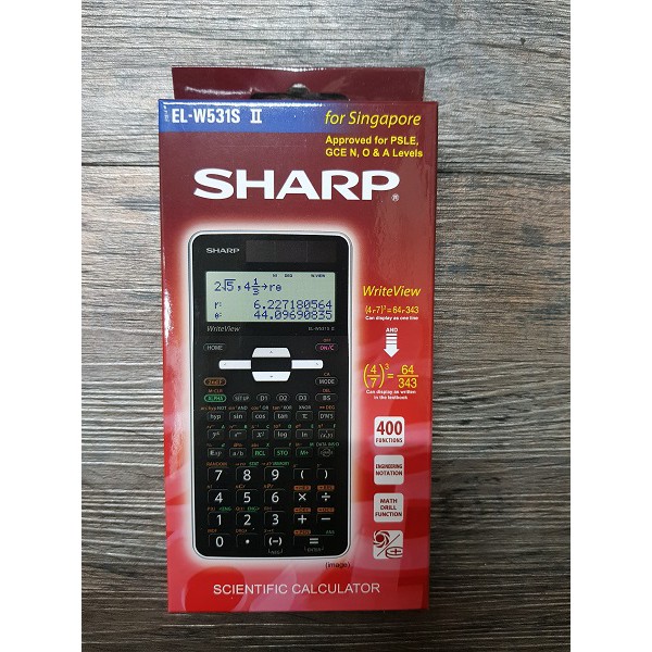 Sharp Scientific Calculator EL-W531S II Silver Edition | Shopee Singapore