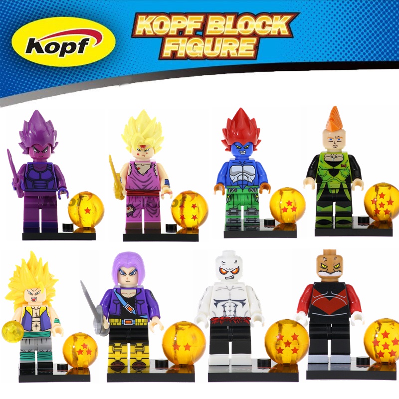 Vegeta Gohan Gotenks Trunks Goku Birthday Gift Building Blocks Toys For