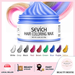 Hair Color Wax Mild Non-Irritating Temporary Hair Dye Cream Hair Color  Cream for Salon Barbers for Hairdressers(Blue)
