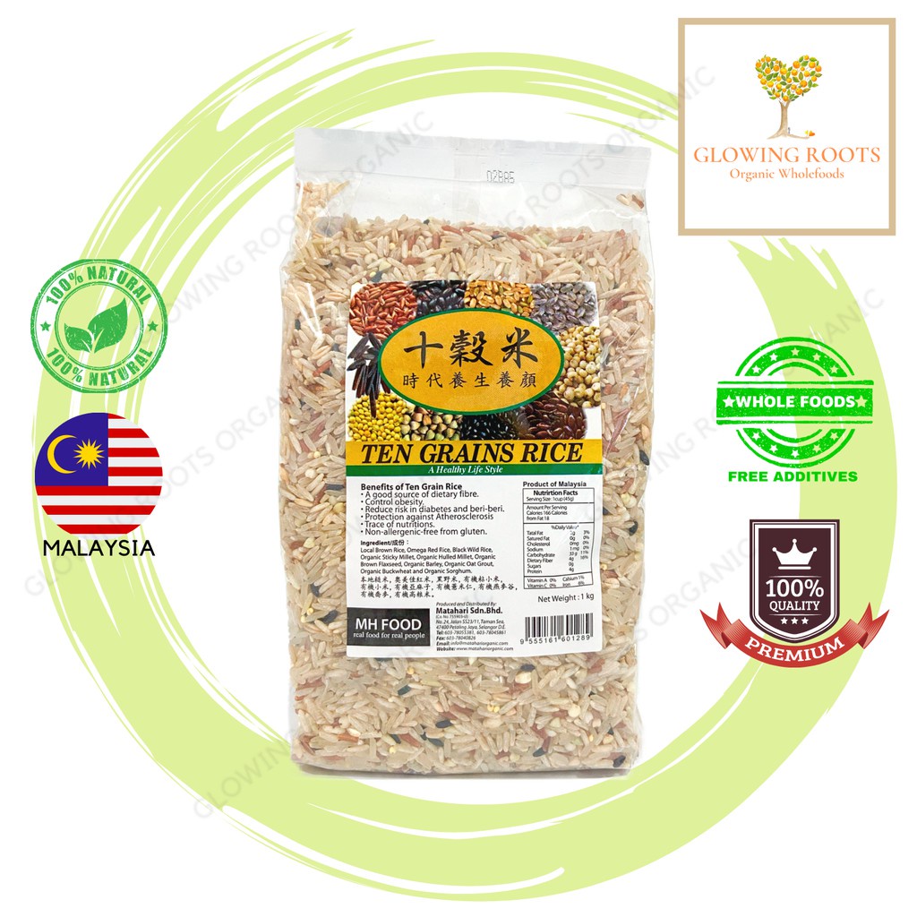 MH FOOD Ten Grain Rice 1kg 十谷米 [Natural] | Shopee Singapore