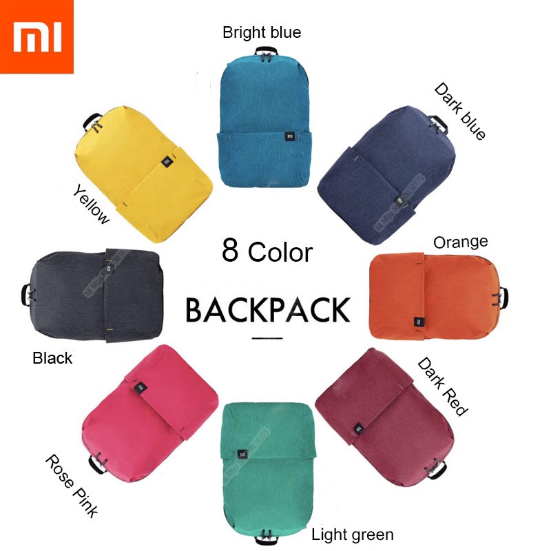 Xiaomi colorful backpack hotsell