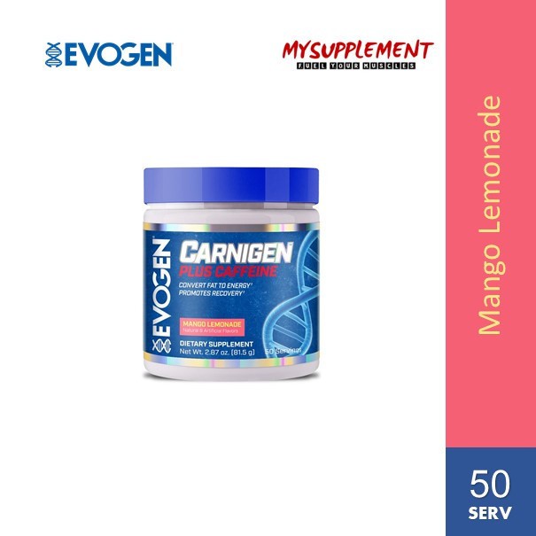 EVOGEN Carnigen Plus 50 servings ( carnithine + caffeine ) | Shopee ...