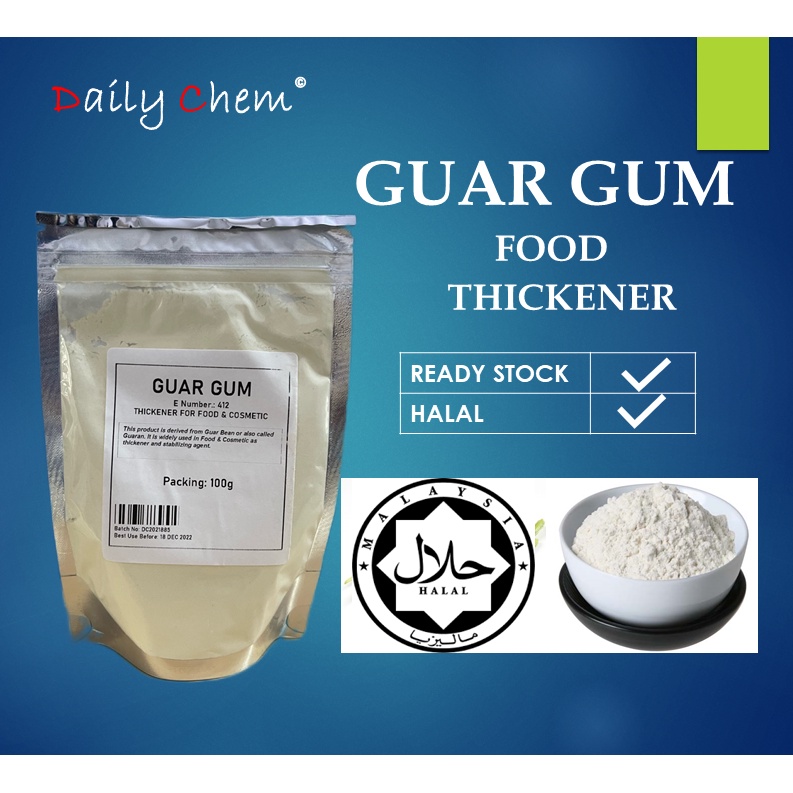Guar Gum 100g, 500g & 1kg (Food & Cosmetic Thickener) Shopee Singapore