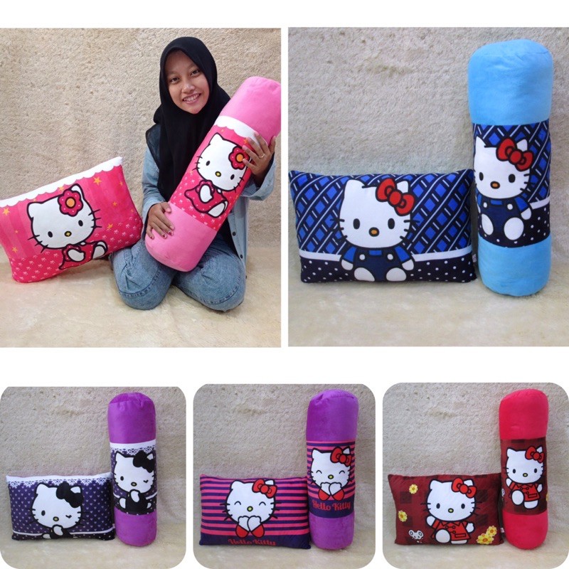 Hello kitty hotsell bolster pillow