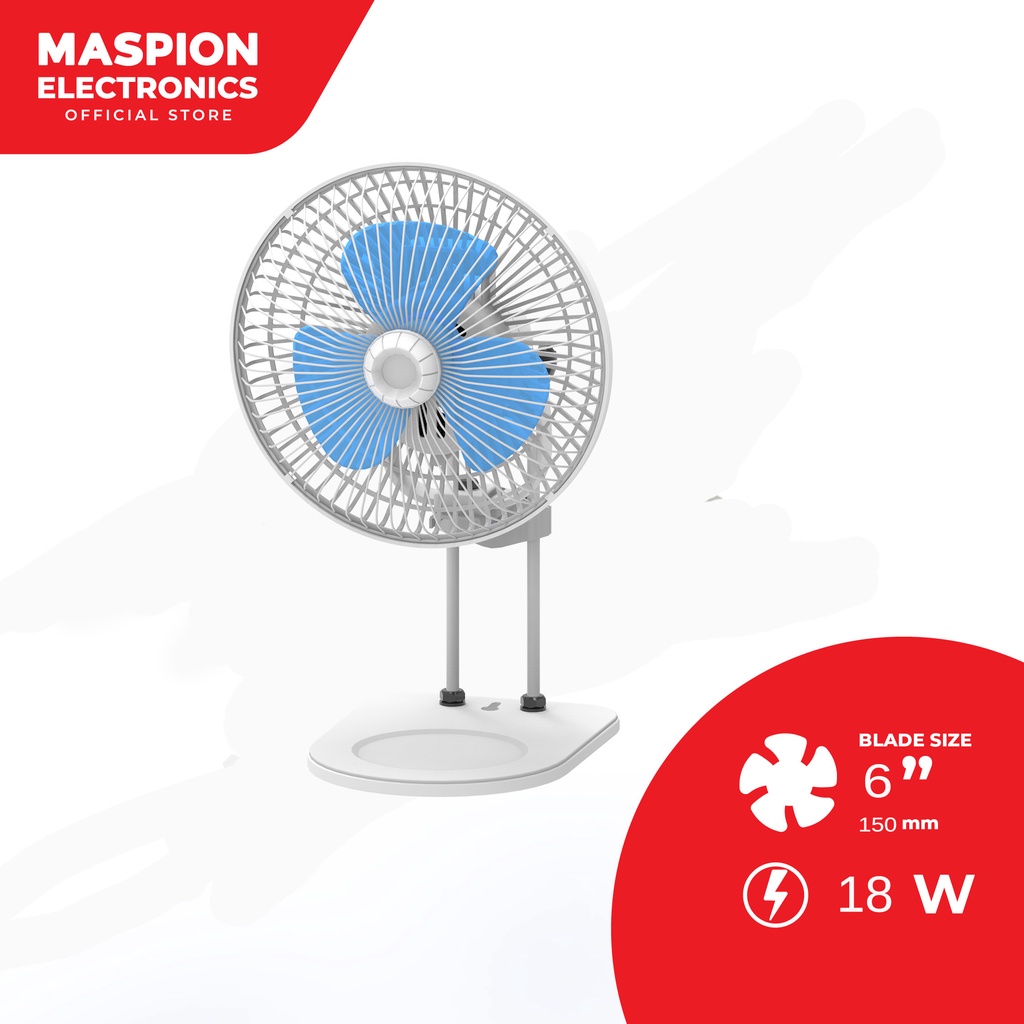 Maspion Kipas Angin Meja Desk Fan 6 Inch HF-606 - Gambar 2