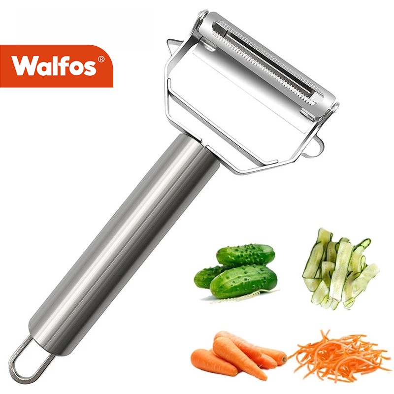 WALFOS 304 Stainless Steel MultiPurpose Potato Carrot Peeler Cutter