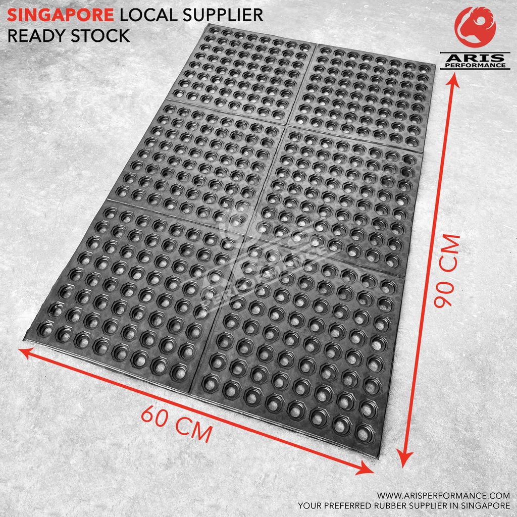 Workstation Rubber Floor Mat, Anti Fatigue Mat, Kitchen Anti Slip