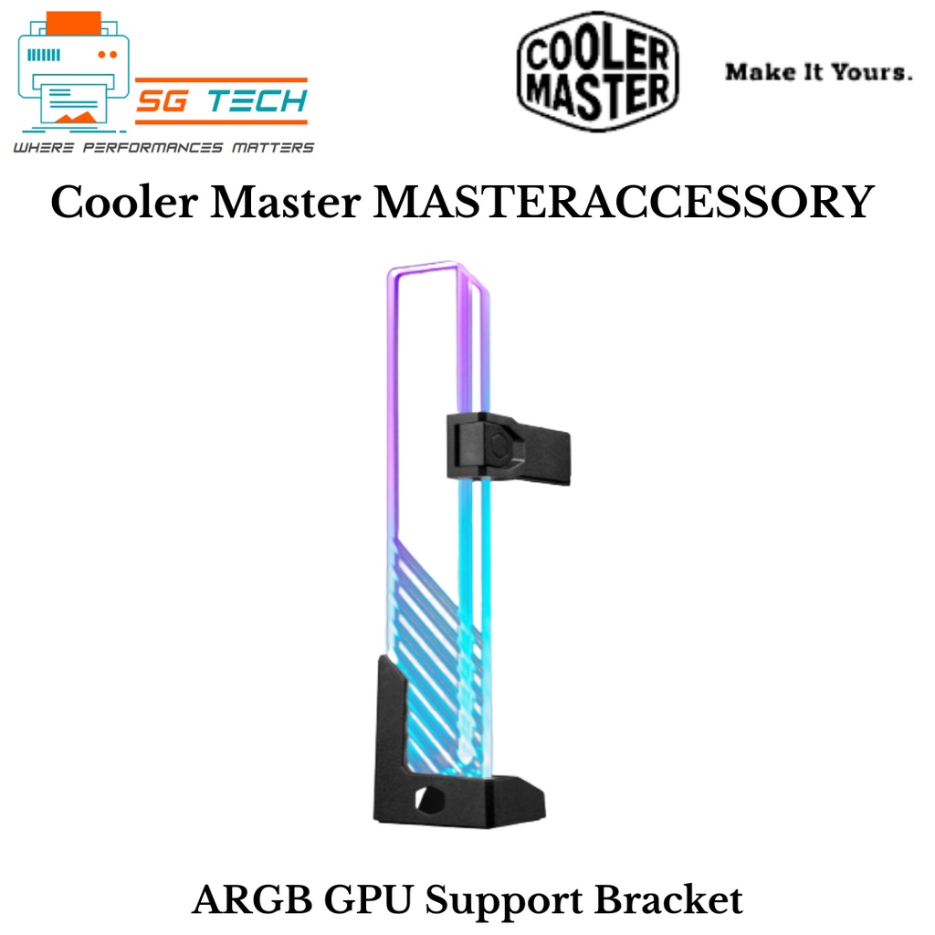 Cooler Master MASTERACCESSORY ARGB GPU Support Bracket Shopee Singapore