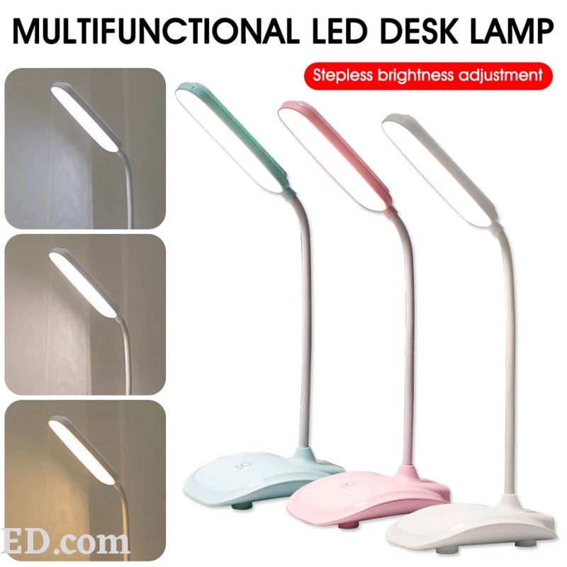 ED Desk Lamp 3 Colour Learning Lamp Lighting Brightness 1200mAH ...