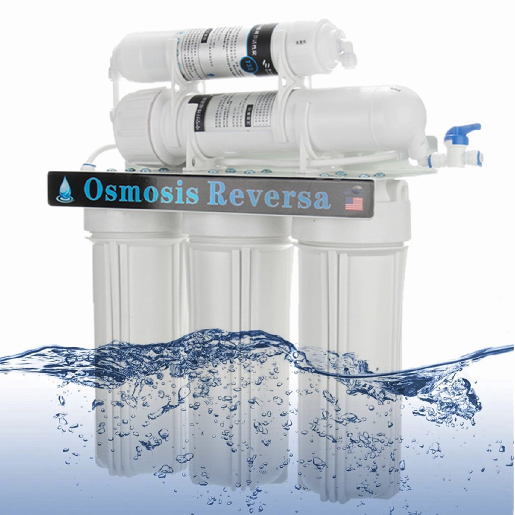 White 5 Stage RO Water Filter System Reverse Osmosis Undersink Water ...