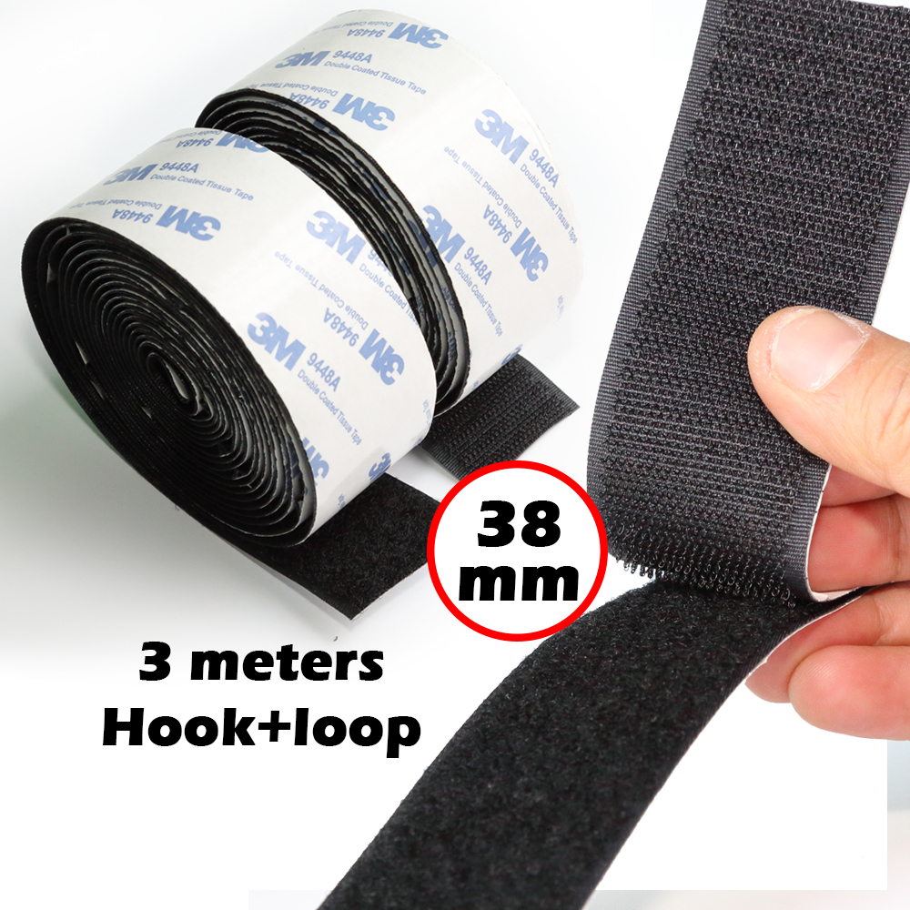 38mm Width Heavy Duty Velcro Tape Strong Self Adhesive Velcro Hook