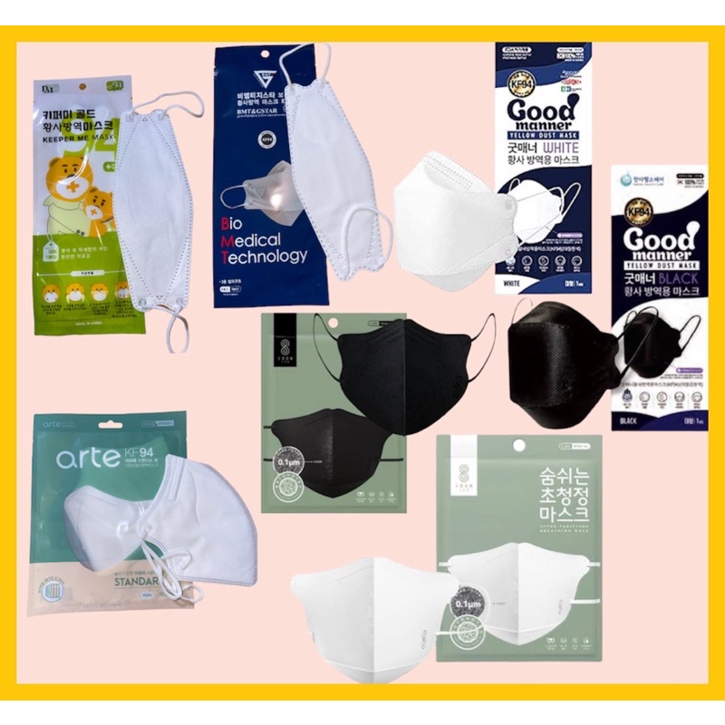 arte mask kf94 SOOMLAB GOODDAY KF94 Face MASK Nano Filter Mask Shopee