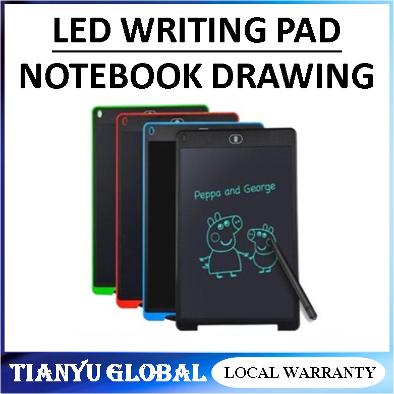 Graphics Tablet LCD Writing Tablet 12 Inch Drawing Tablet LED Light Pad ...