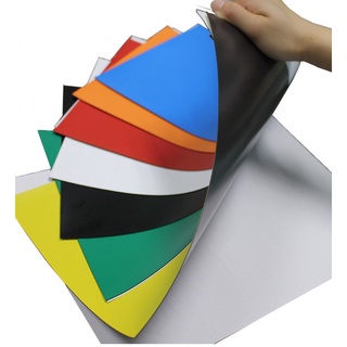 5pcs Small Size Flexible Magnetic Sheet With Self Adhesive 0.7mm