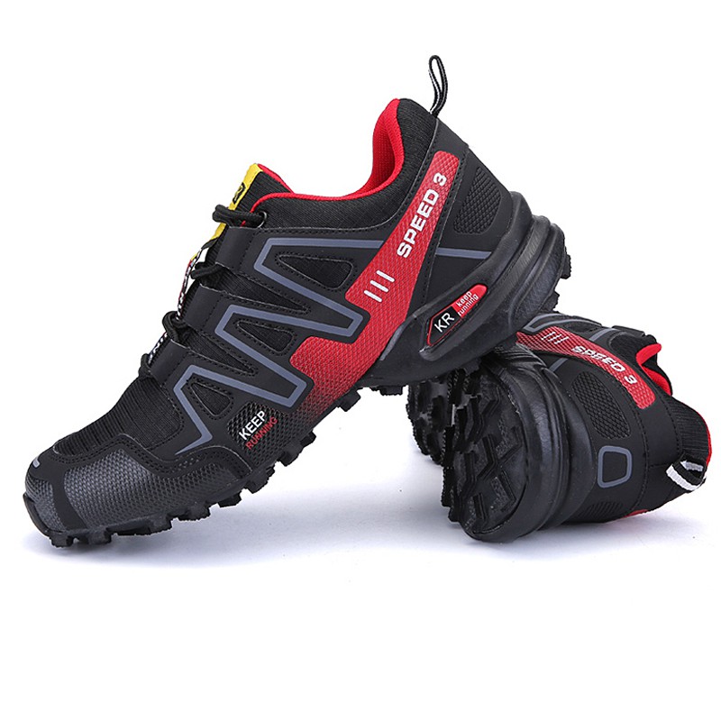 Outdoor Hiking Shoes Men Waterproof Rubber Anti slip Sports Shoes ...