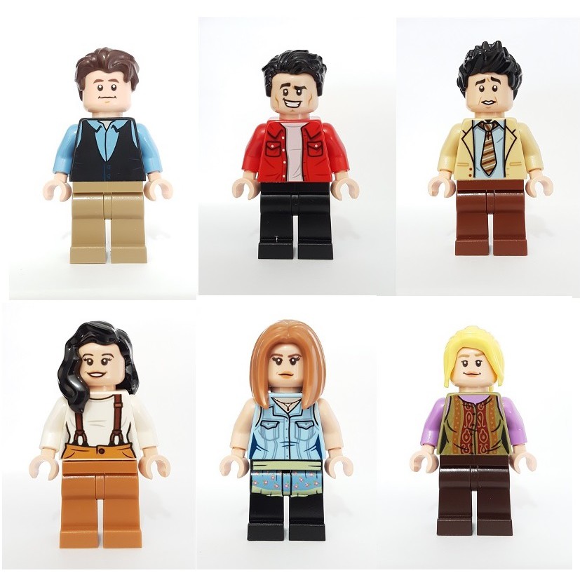 Original Lego Ideas Friends 21319 - Ross Rachel Chandler Joey Phoebe ...