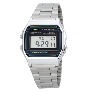 [Time Cruze] Casio A158 Vintage Stainless Steel Adjustable Strap ...