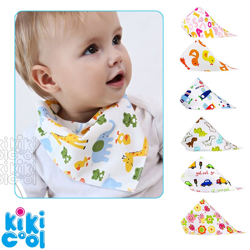 New Baby Saliva Towel Soft Cotton Triangle Towel Drool Bibs Burp