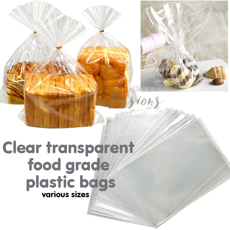 Clear plastic wrapper Cookie bag transparent plastic bag for