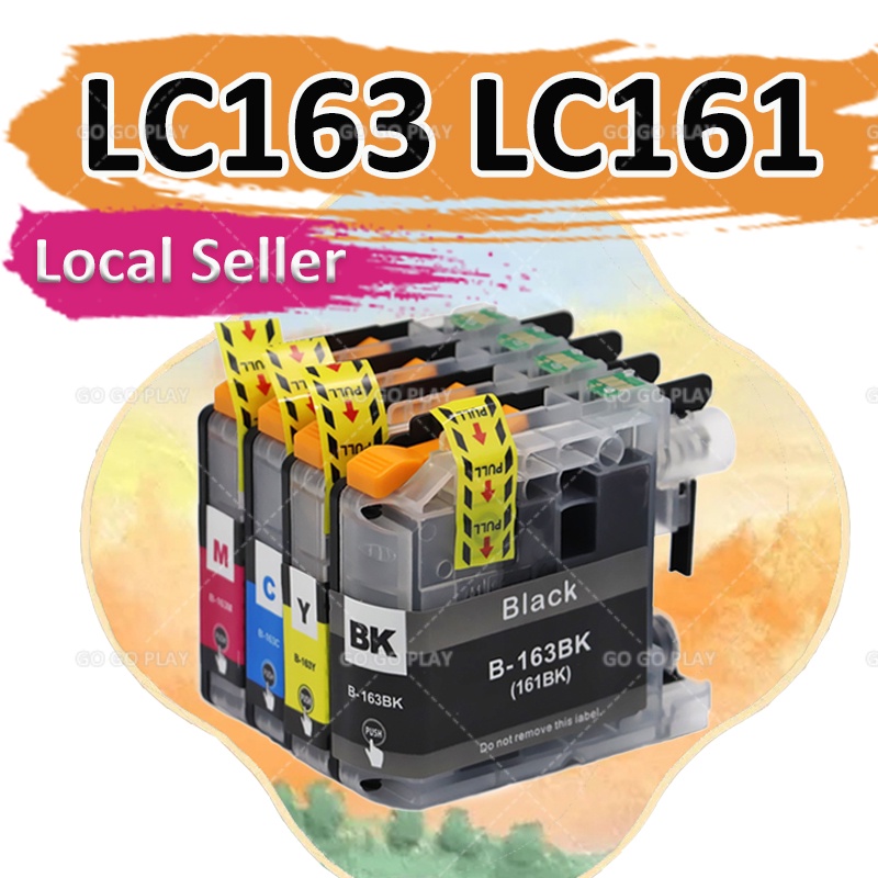 Compatible Brother LC163 LC161 Ink Cartridge for DCP-J152W J552DW ...