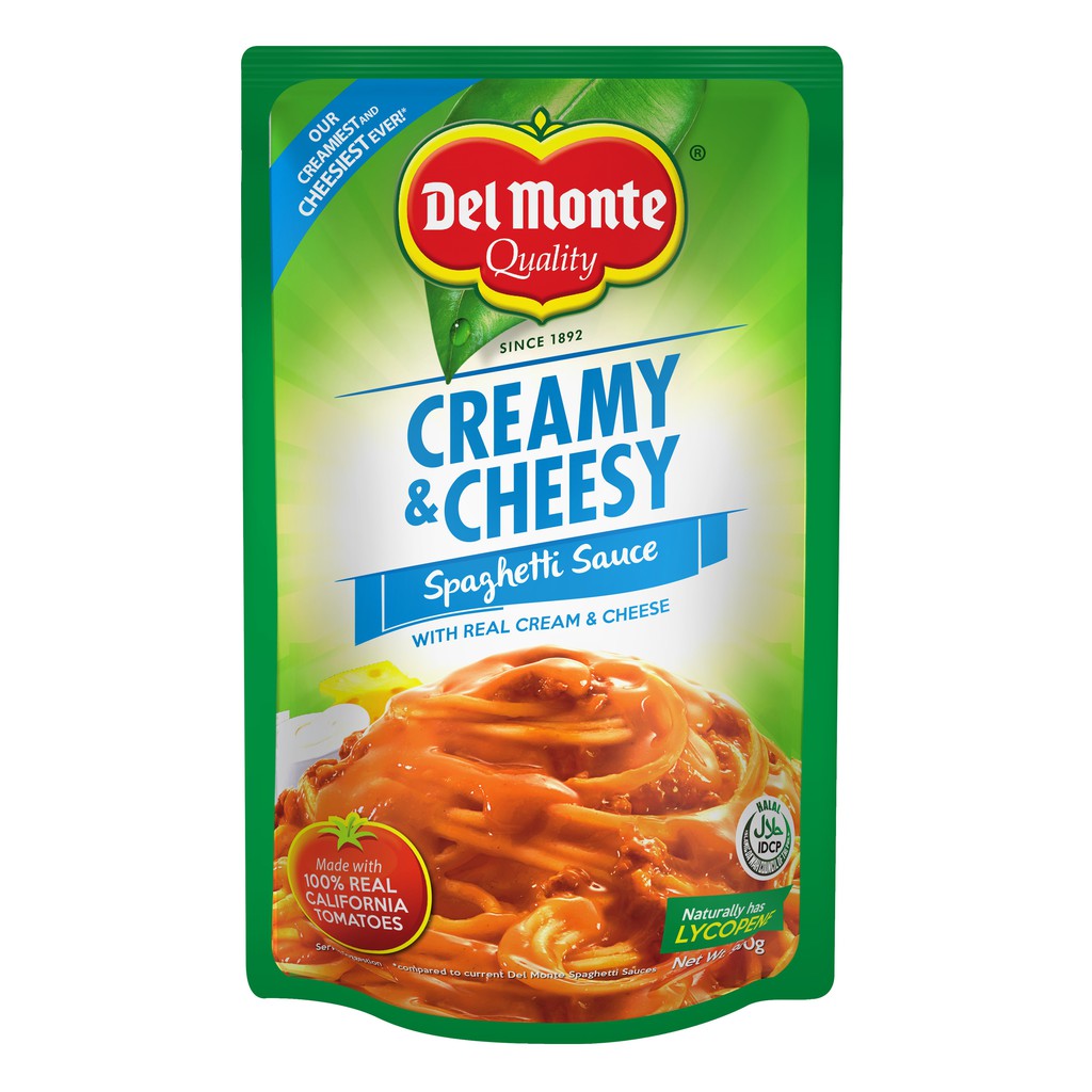 Del Monte Creamy & Cheesy Spaghetti Sauce 900g OPXD Shopee Singapore