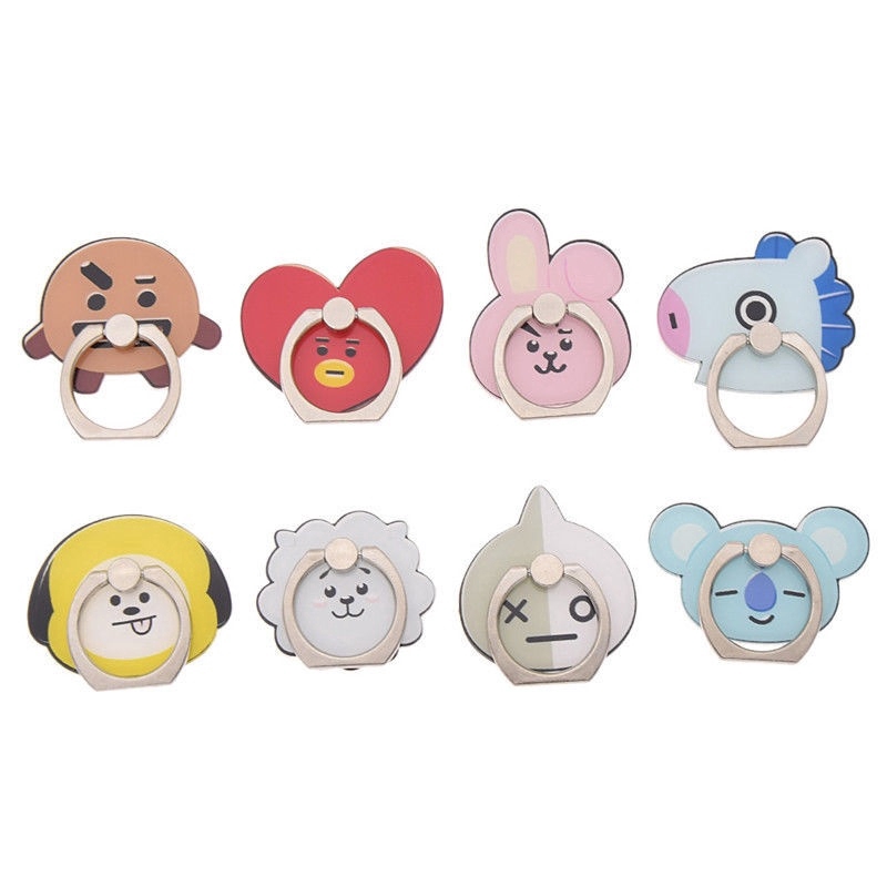 BTS BT21 Acrylic Cute Phone Ring Kickstand Phone Prop Phone Stand ...