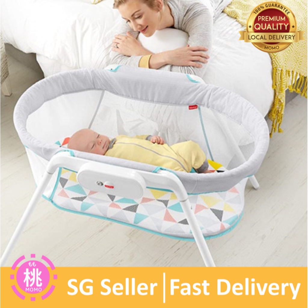 Fisher price stow n go bassinet safety online