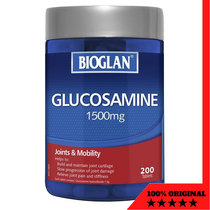 Bioglan Glucosamine 1500mg 200tbls Shopee Singapore