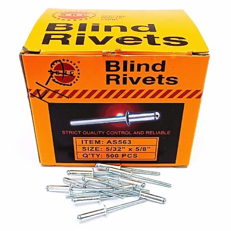 VSAFEMKT BLIND RIVETS 5/32 x 5/8” (50PC’s Pack) | Shopee Singapore