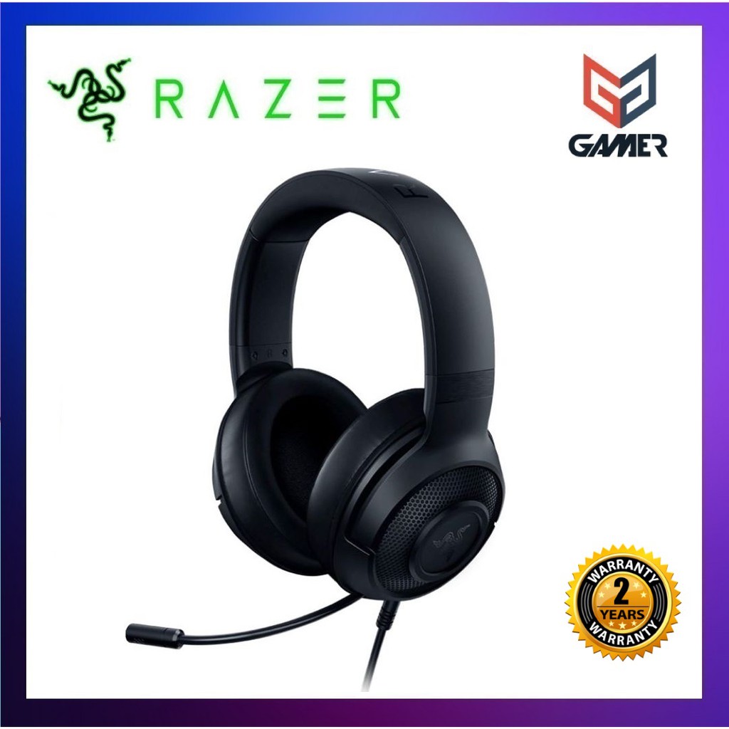 Razer Kraken Essential X Gaming Headset (Ultra-Lightweight) | Shopee ...