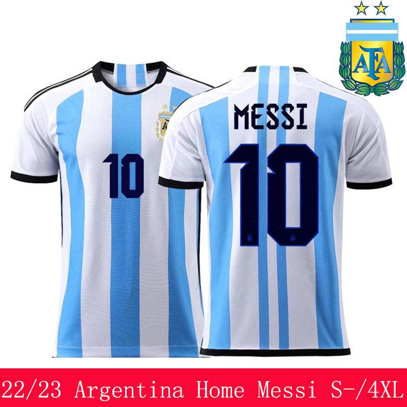 OO 20222023 World Cup Argentina National Home Football Jersey T Shirt