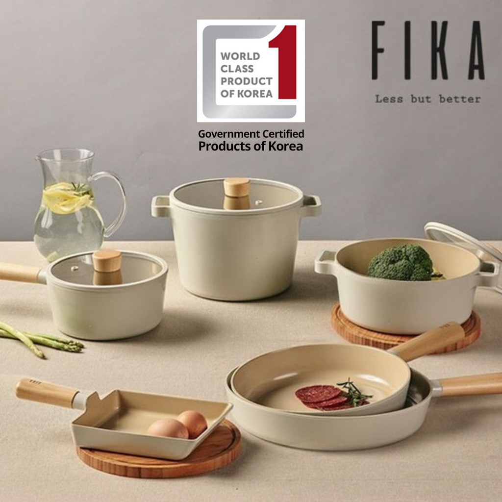 NEOFLAM FIKA Reserve Mini Petit Set, 18cm Wok, 16cm Pot