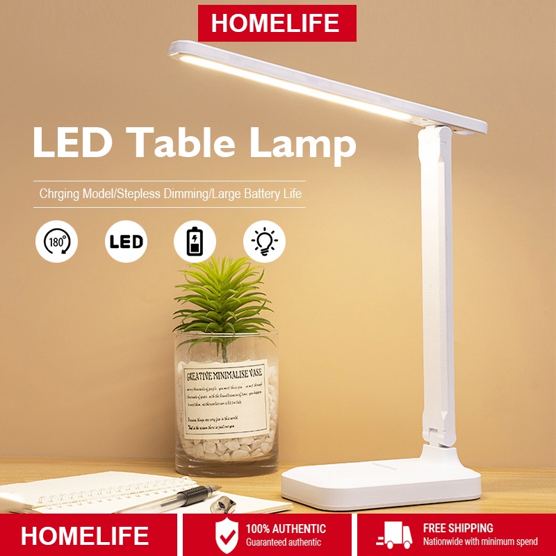 [SG Stock] Eye Protection Table Lamp Study Bed Light LED Touch Dimmable