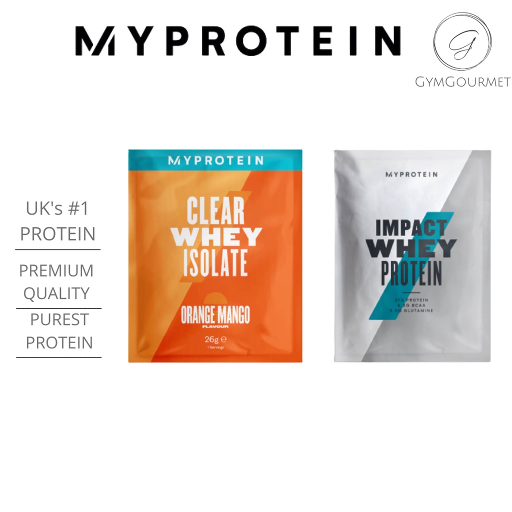 Impact Whey Protein Sample Packs 25g Shopee Singapore