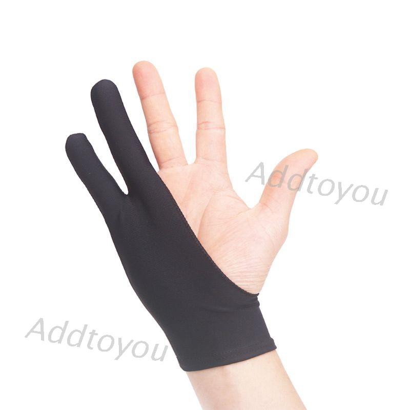 Cheap Digital Artist Glove Black 2 Finger Anti-fouling Gloves For  Drawing/Painting/Graphic 1Pc Durable