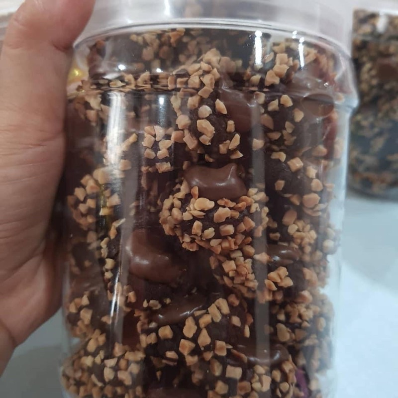 Chocolate Button Cookies/ premium homemade / crunchy / almond/ pure ...