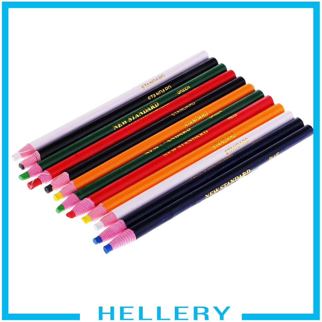 [HELLERY] 12pcs China Markers Peel Off Chinagraph Pencil for Glass ...