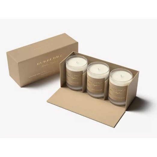 Burberry Scented Candle Collection 3 pcs x 70 g Purple Hyacinth Highland Berry English Rose Shopee Singapore