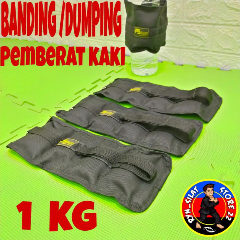 BANDING DUMPING DEMPEL FOOT WEIGHT 1 KG (500gram+500gram) | Shopee ...