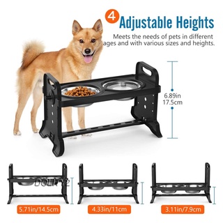 Elevated dog feeding on sale tray