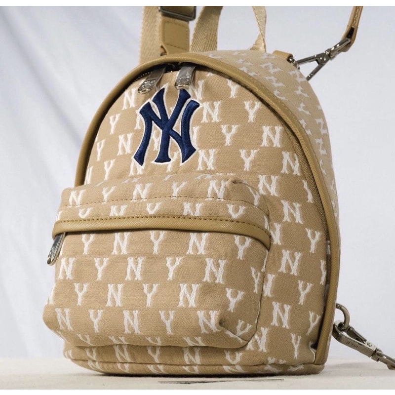 Mlb MINI BP BEIGE backpack (standard surplus) | Shopee Singapore