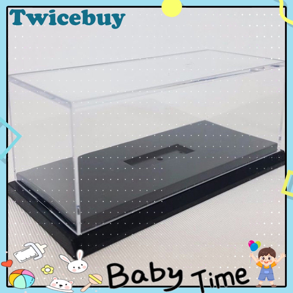 Display Case Clear Dust Proof Acrylic Clear Display Box Storage Holder