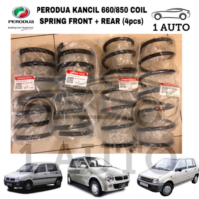 PERODUA COIL SPRING for PERODUA KANCIL 4pcs (front + rear) | Shopee ...
