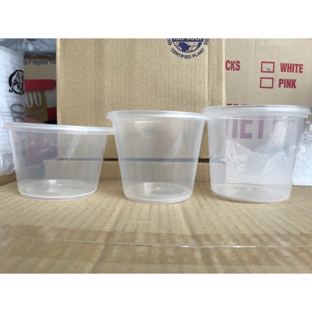 Microwave Disposable Plastic Round Food Container / Take Away Container ...