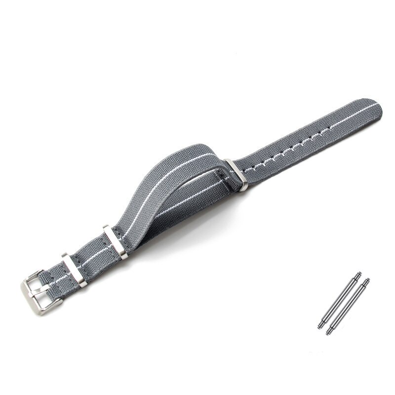 NATO Nylon Watch Band Stretch Strap 18mm 20mm 22mm Parachute Elastic ZULU Watch Military Strap for Seiko for Rolex Replacement Shopee Singapore