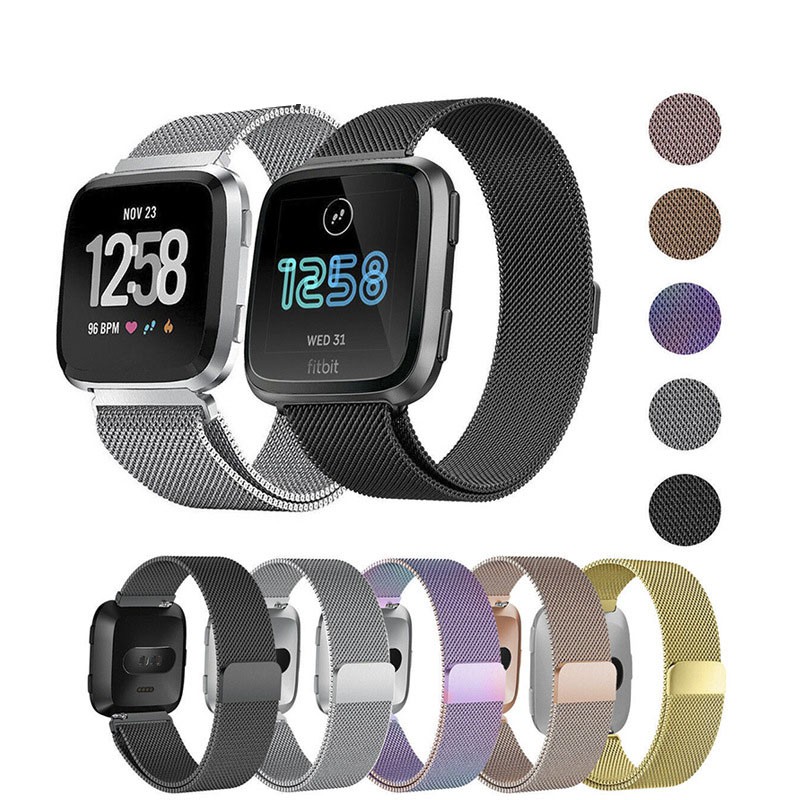 Fitbit versa metal strap new arrivals