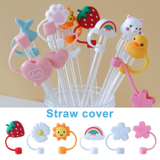 4Pcs Straw Tip Covers, Food Grade Reusable Silicone Toppers, Colorful Cute  Soft Straws Plugs, Cloud Protector Cover for Drinking Straws Party Gifts Straw  Tips Caps Decoration (White Cloud) 