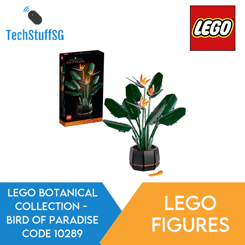 LEGO Botanical Collection Bird of Paradise Kit (10289) Shopee Singapore