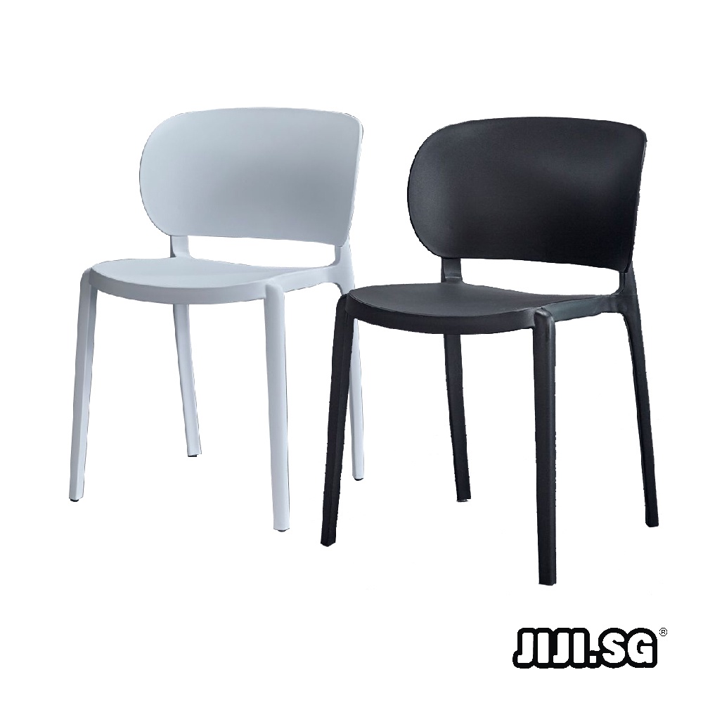 (JIJI.SG) ZURIE Stackable Chair / Dining / Outdoor / Stacking Shopee